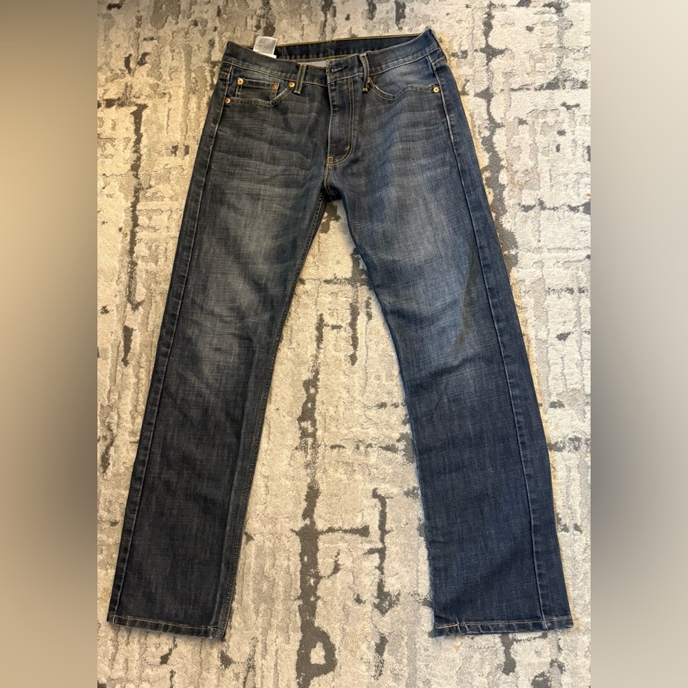Levi's Men's Dark Blue Straight Jeans